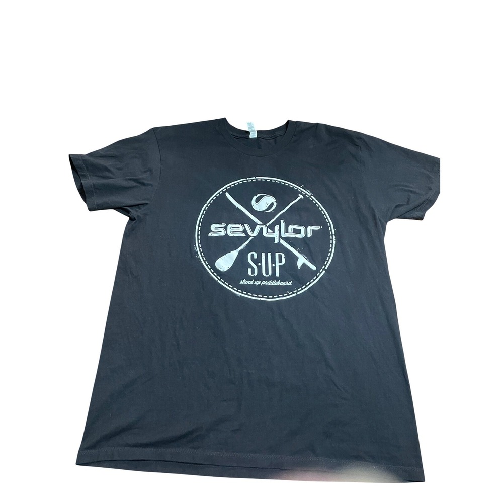 Sevylor SUP Stand Up Paddleboard Graphic T-Shirt Mens Black Short Sleeve Tee
